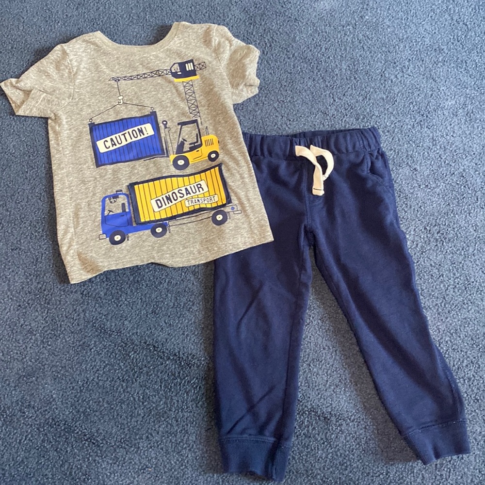 Cute toddler dinosaur outfit